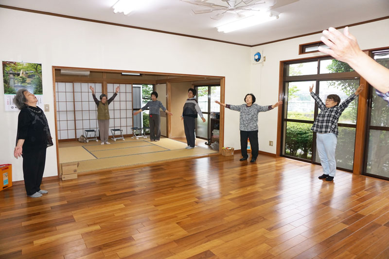 生活支援コーディネーターの活動。千保町内会館でペタンク