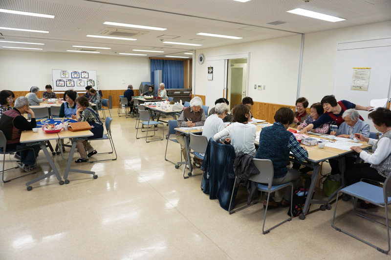 生活支援コーディネーターの活動。千保町内会館でペタンク