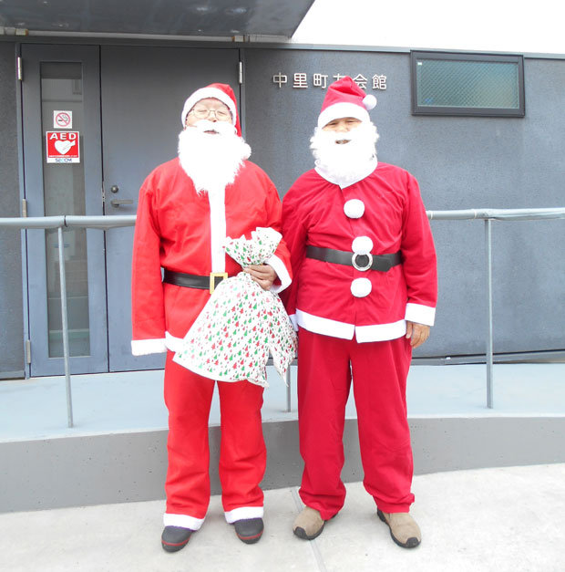 中里第２自治会のサンタクロース2